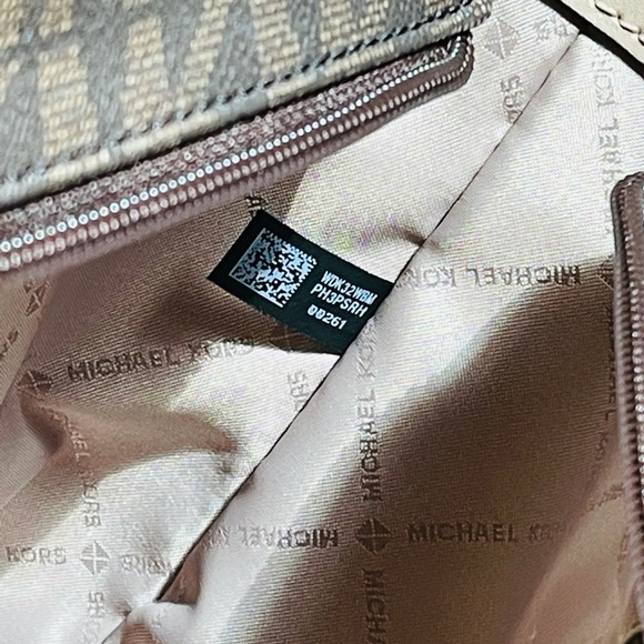 Michael Kors jet set travel brown tote bag - Picture 8 of 12